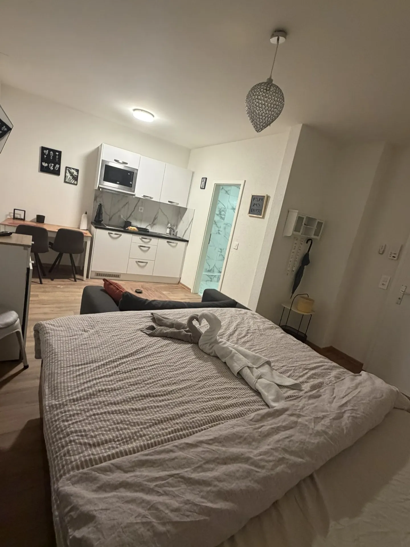 Appartement Studio Entièrement Meublé dans le Centre de Zurich Zone 10 - Photo 5 sur 12