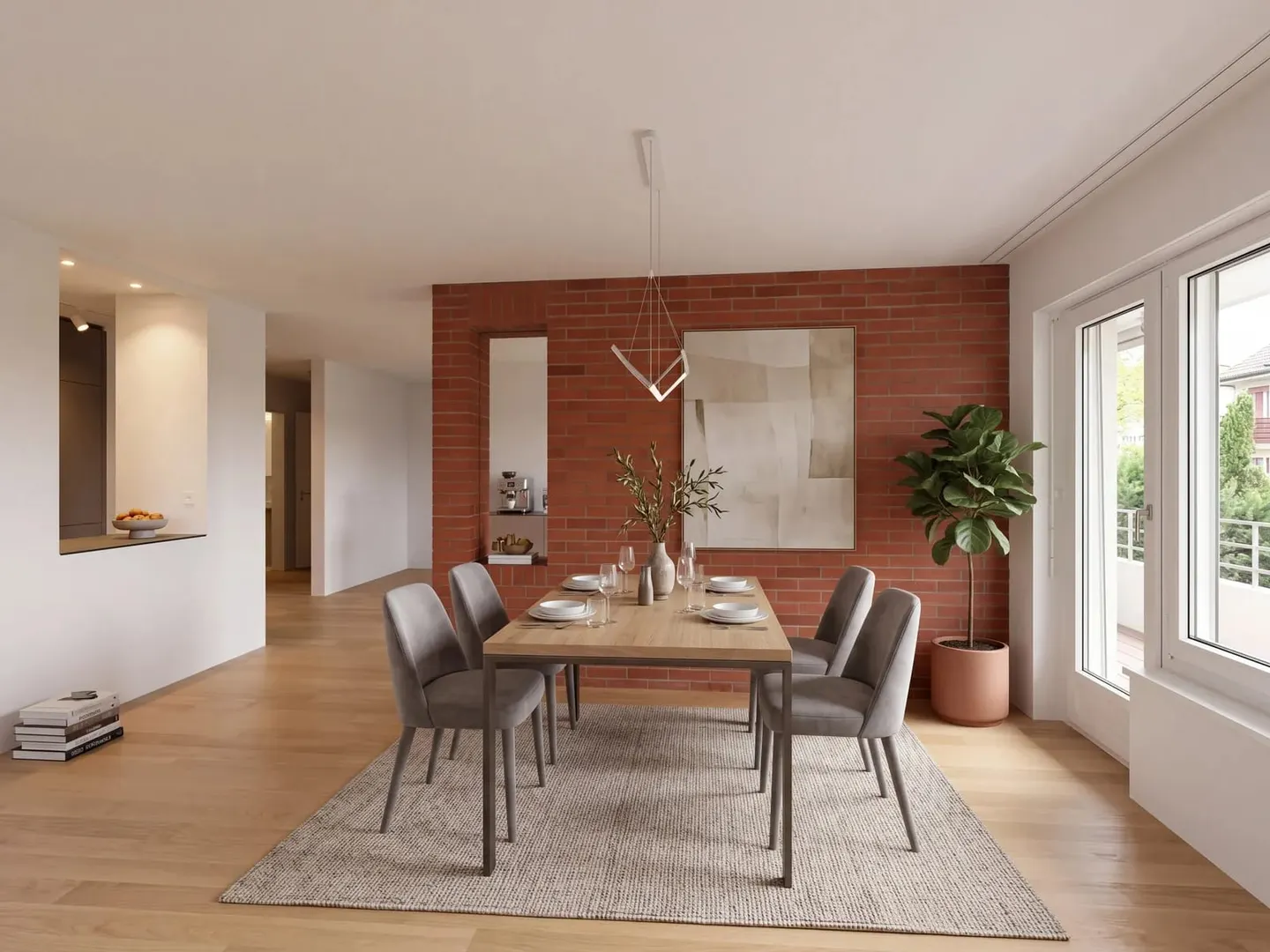 Modernes 6-Zimmer-Apartment in Widen - Foto 2 von 9