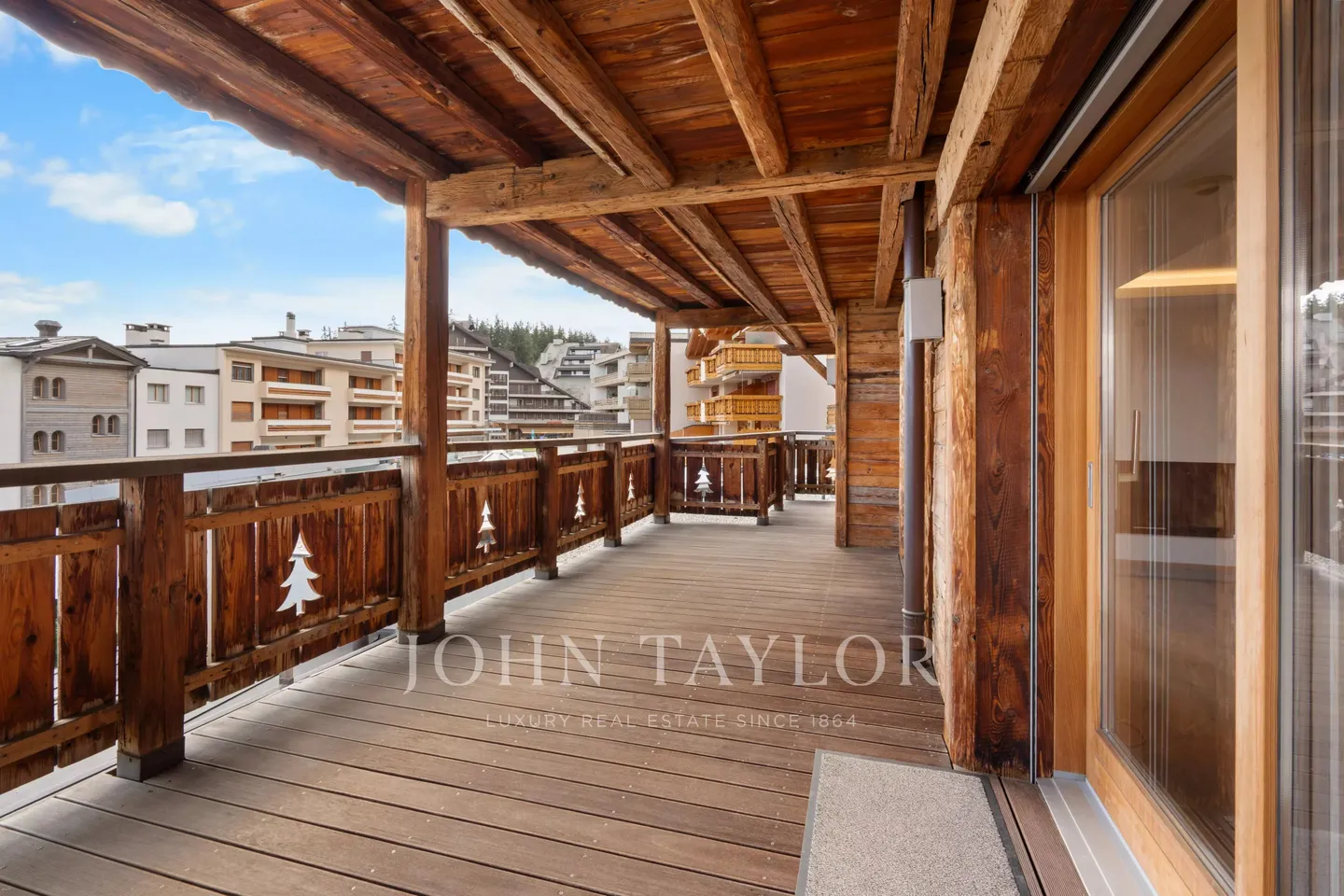Chalet-Stil Wohnung in Montana - Foto 4 von 11