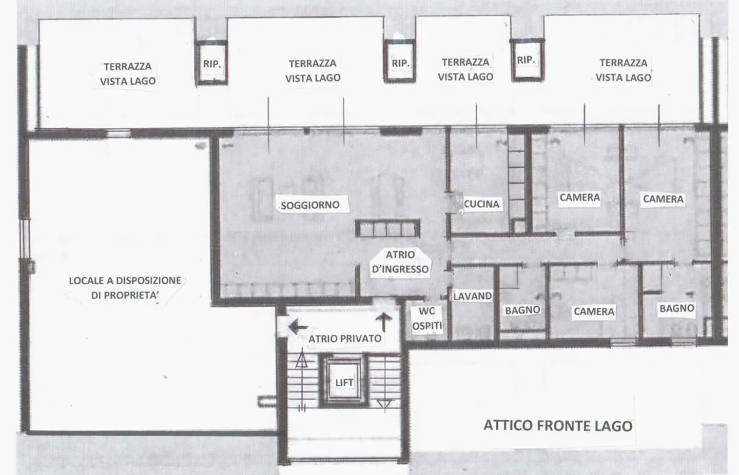 Attico Elegante con Vista Lago - Foto 20 di 20
