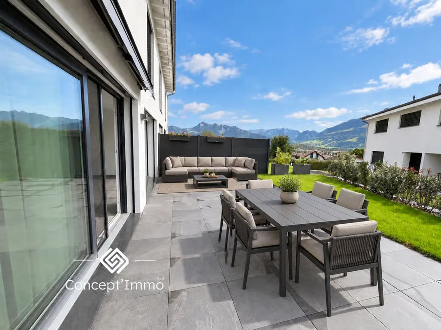 Villa zu vermieten - Quartier des Granges - Sofort verfügbar - Foto 8 von 9