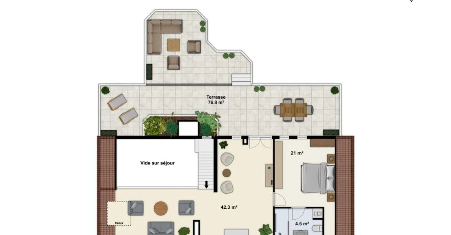 Penthouse 6,5 Zimmer - Foto 13 von 13