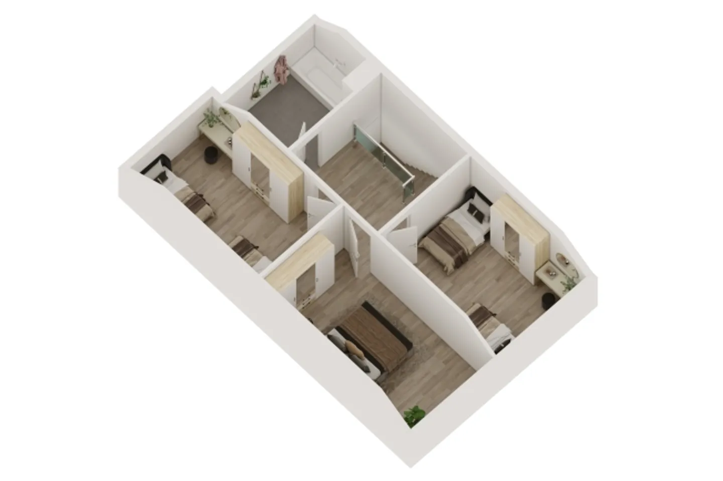 „Wunderschöne 4-Zimmer-Duplexwohnung in ruhiger Lage mit Terrasse - Sonderangebot für die Miete!“ - Foto 13 von 13