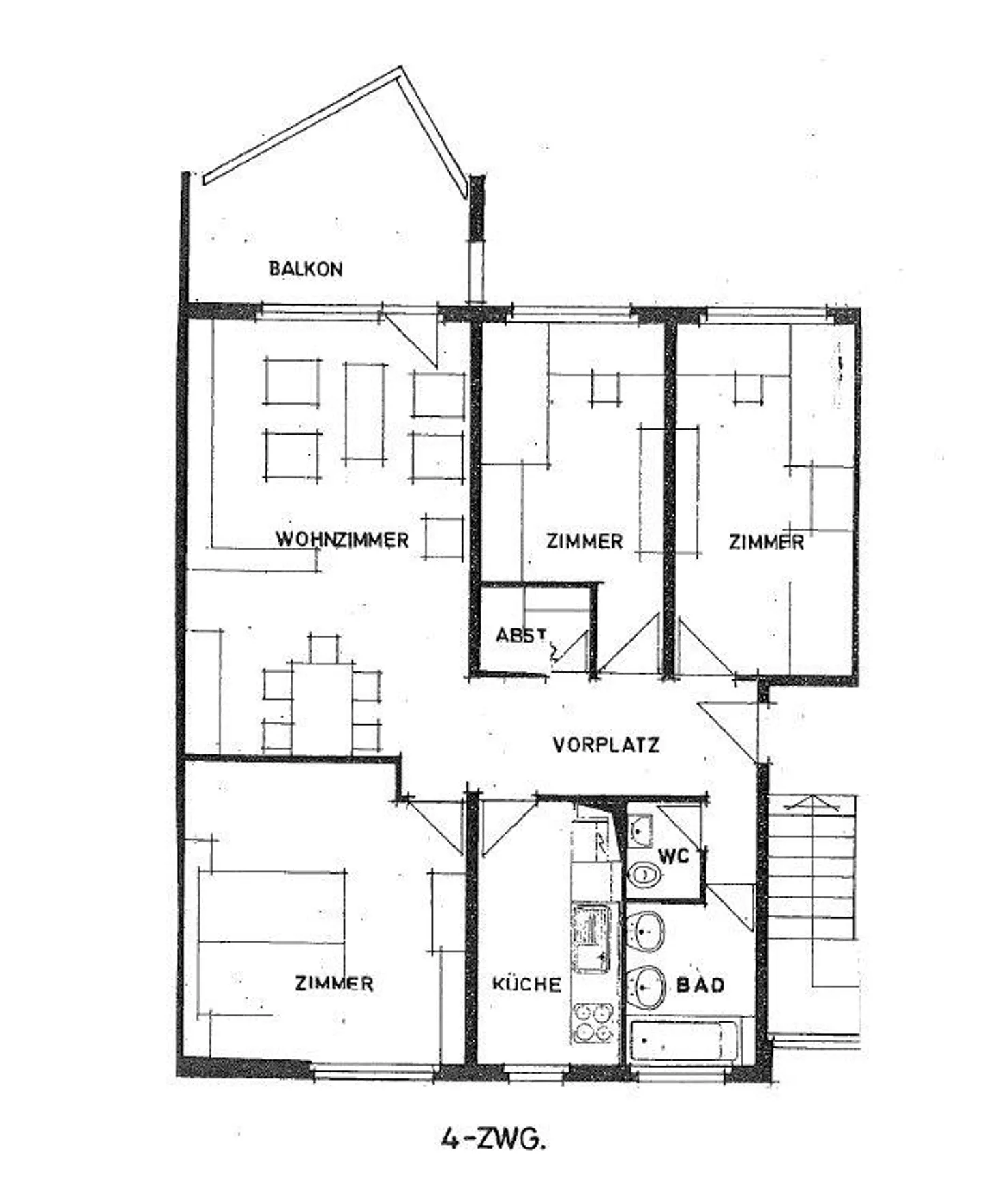 Geräumige Wohnung mit Balkon - Foto 9 von 9