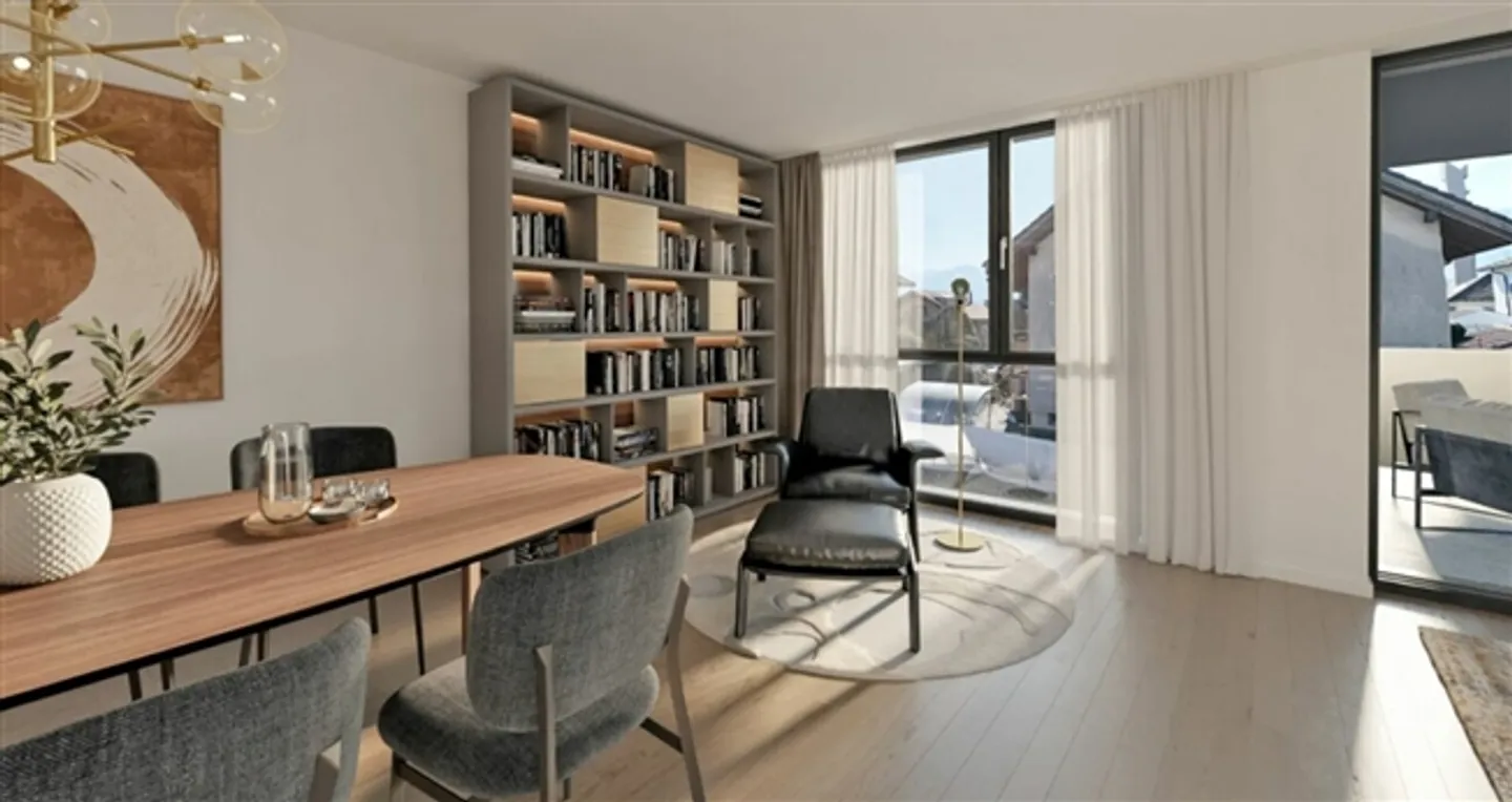 Gioiello di nuova costruzione al Postgässli: 3,5 stanze al piano terra con giardino n. 2 - Foto 8 di 13