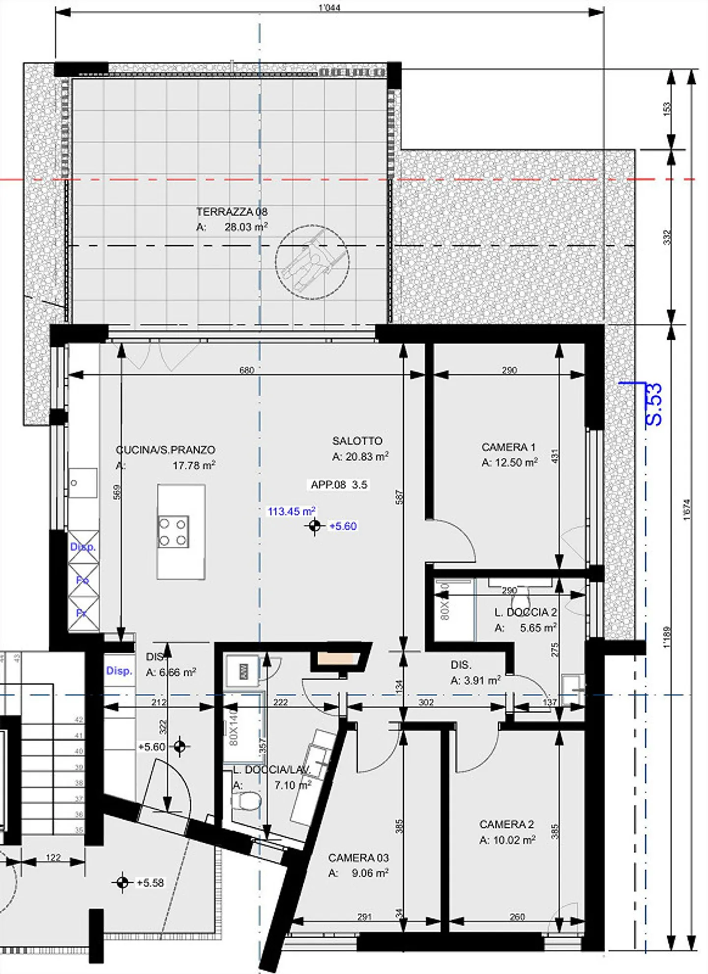 Neue geräumige Penthouse-Wohnung mit schöner Terrasse - Foto 12 von 13