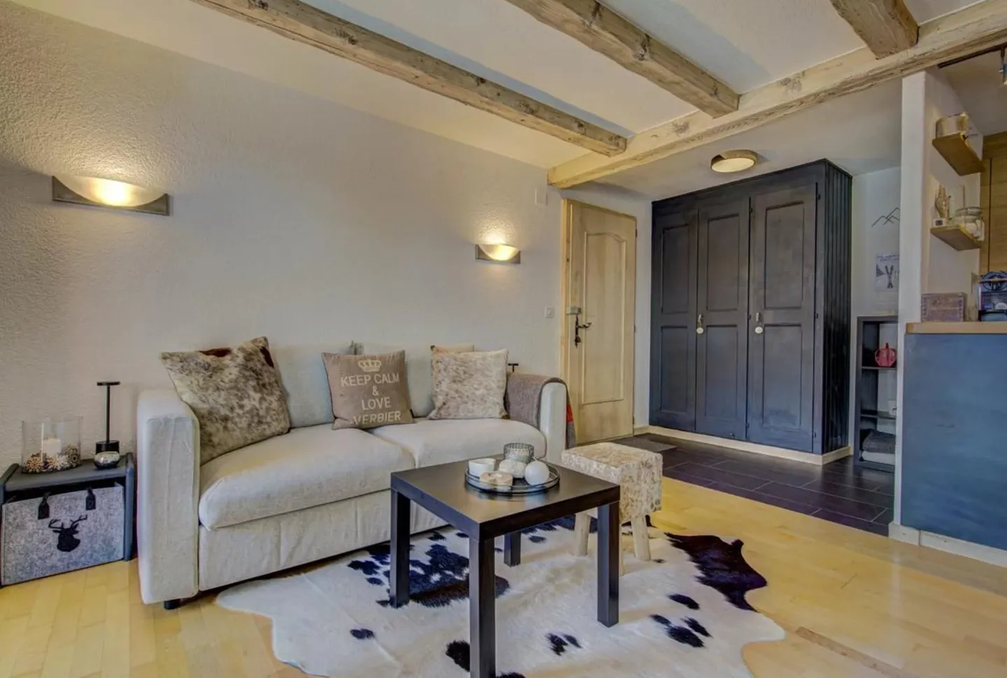 Schönes renoviertes 2.5-Zimmer-Apartment mit direktem Zugang zu den Pisten von Verbier - Foto 3 von 13