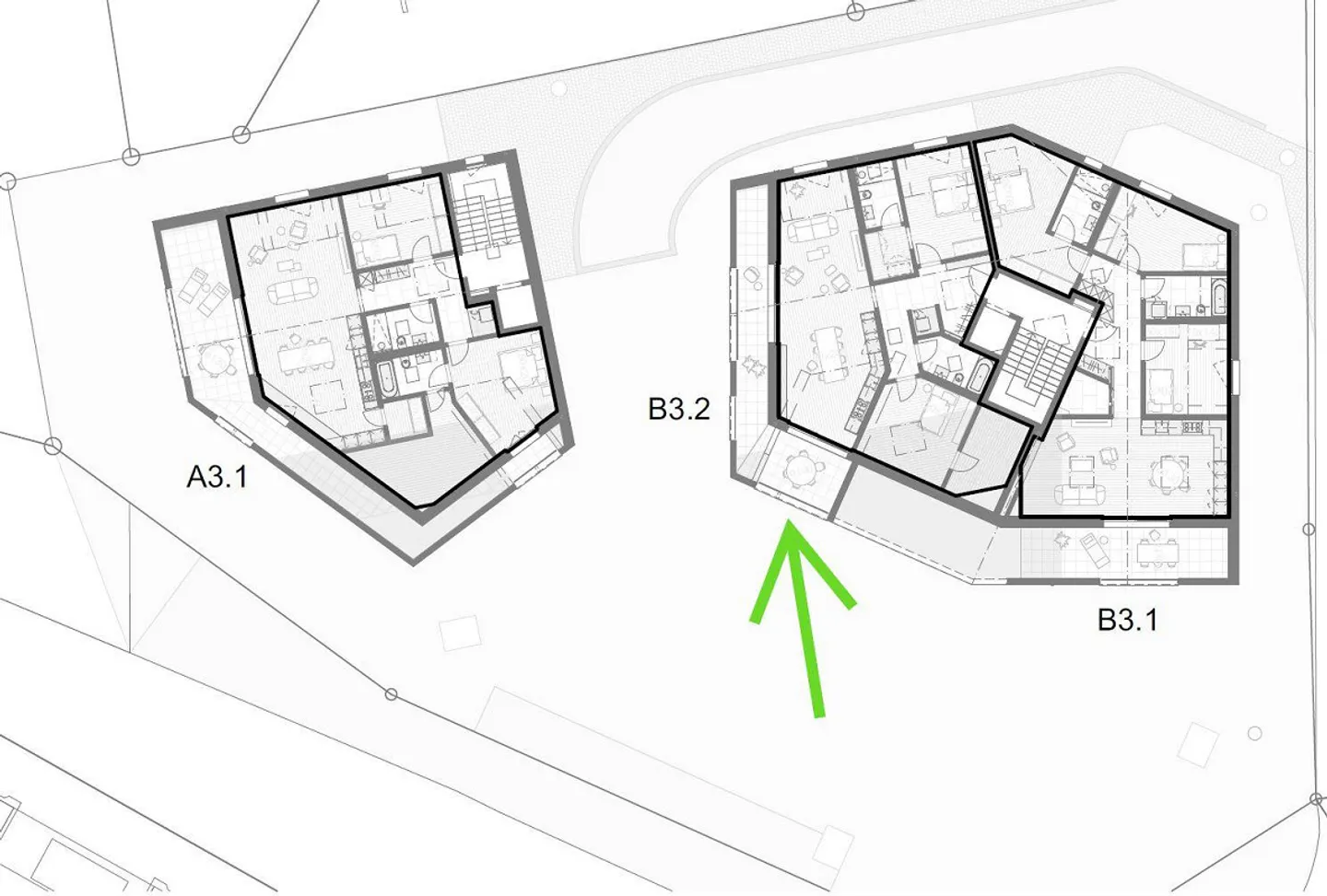 B3.2 | Nouveau bâtiment exclusif penthouse avec vue fantastique - Photo 8 sur 14