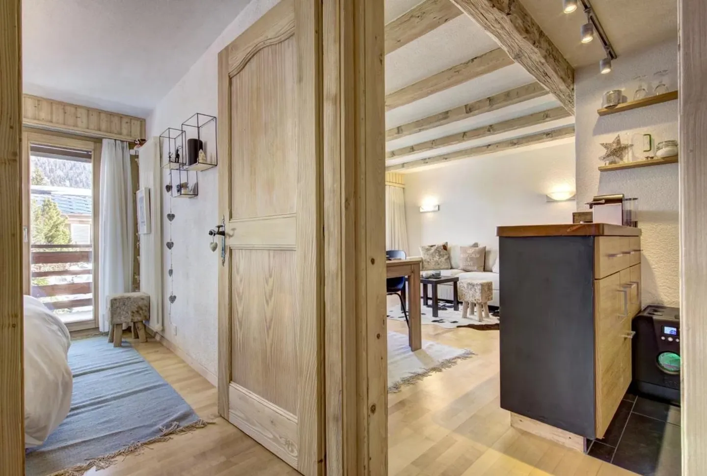 Schönes renoviertes 2.5-Zimmer-Apartment mit direktem Zugang zu den Pisten von Verbier - Foto 7 von 13