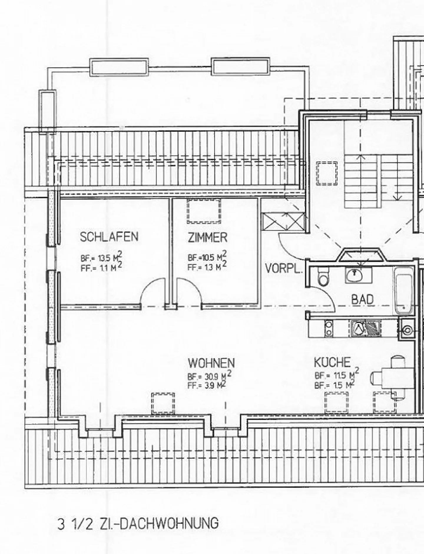 Appartement sous les combles confortable à Oftringen - Photo 9 sur 9