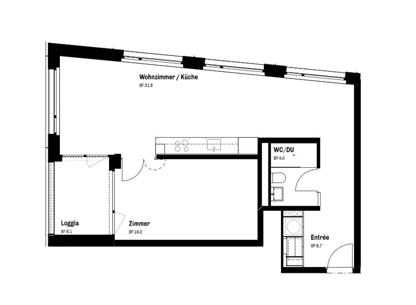 Vie urbaine avec d'excellentes connexions de transport - Photo 2 sur 10