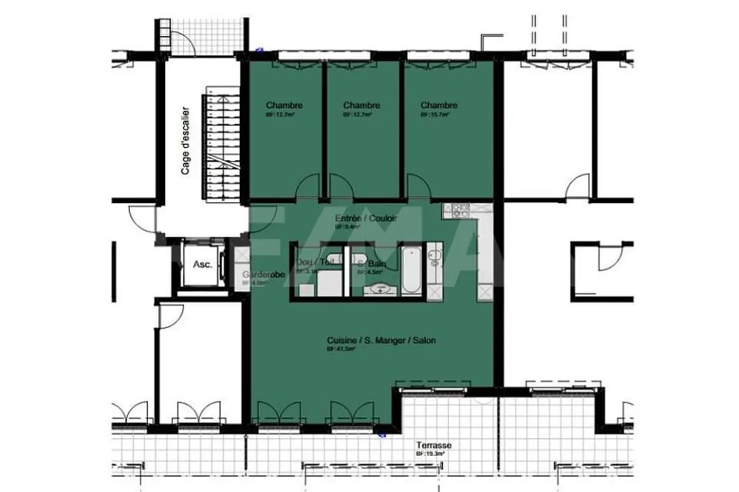 Prima locazione: Magnifico appartamento nuovo di 4,5 stanze con giardino privato! - Foto 10 di 11
