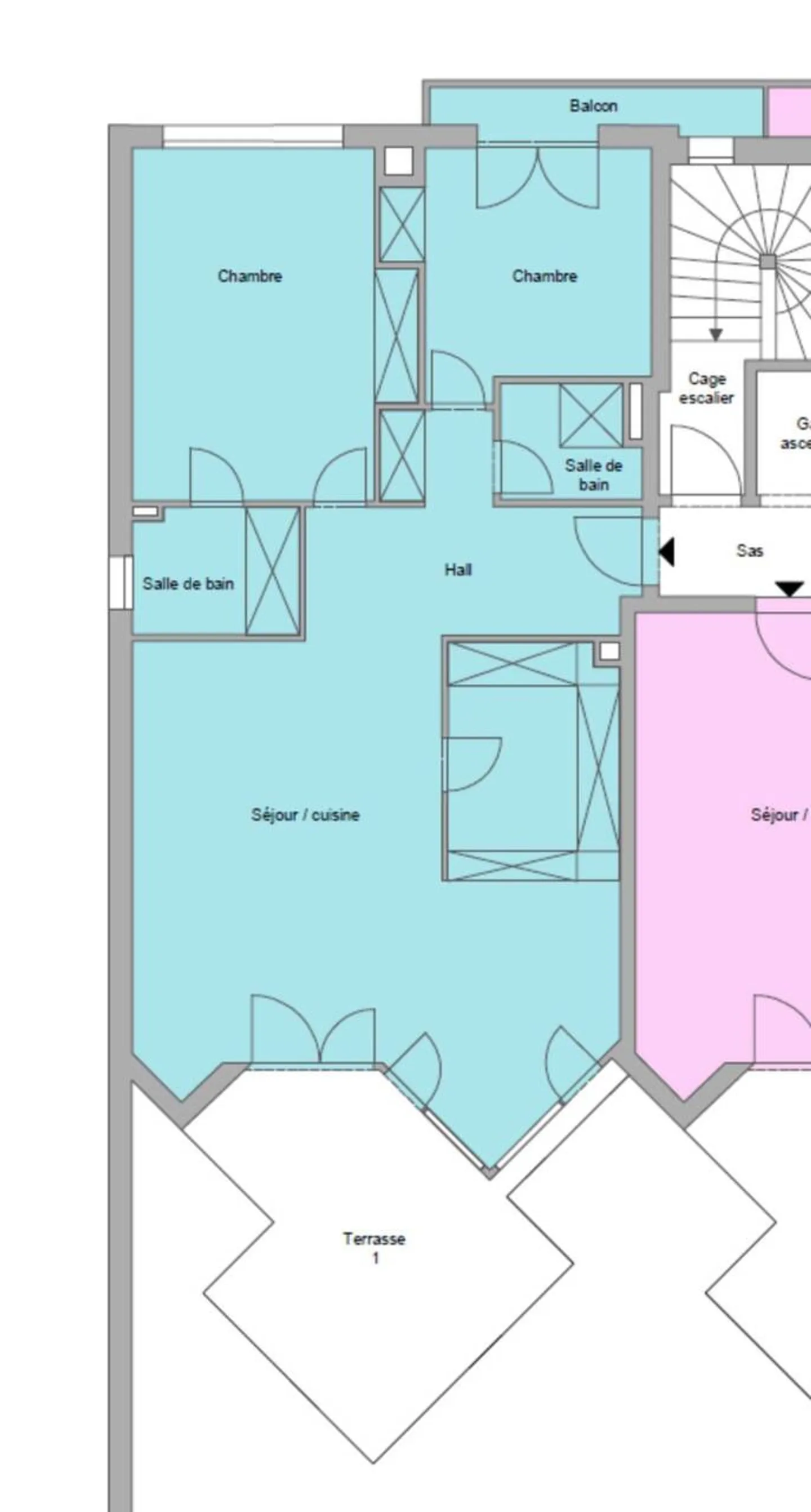 Beautiful 3.5-room apartment with southwest terrace in a sought-after neighborhood - Photo 4 of 5