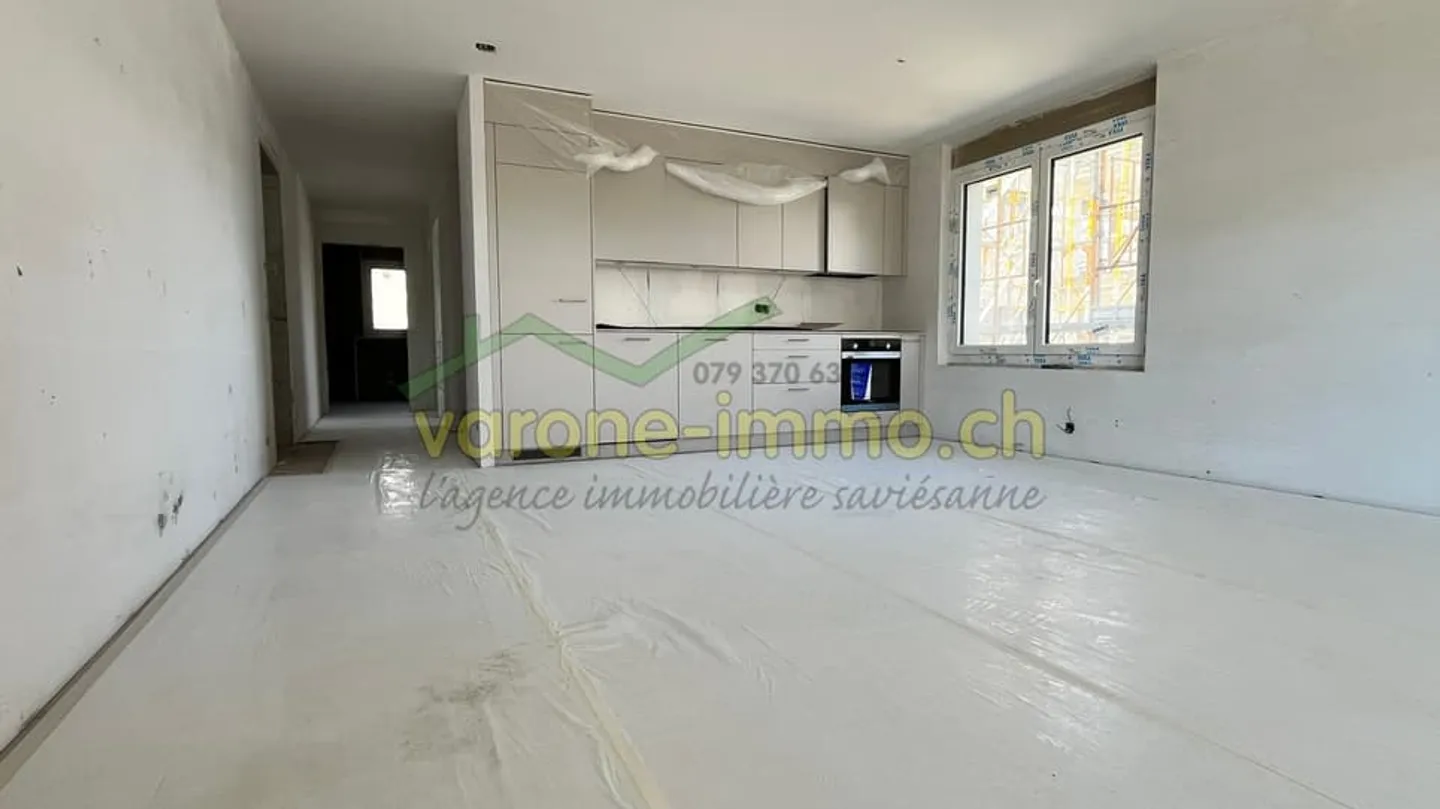 À LOUER à Saint-Germain / Savièse - Studio - Photo 4 sur 8