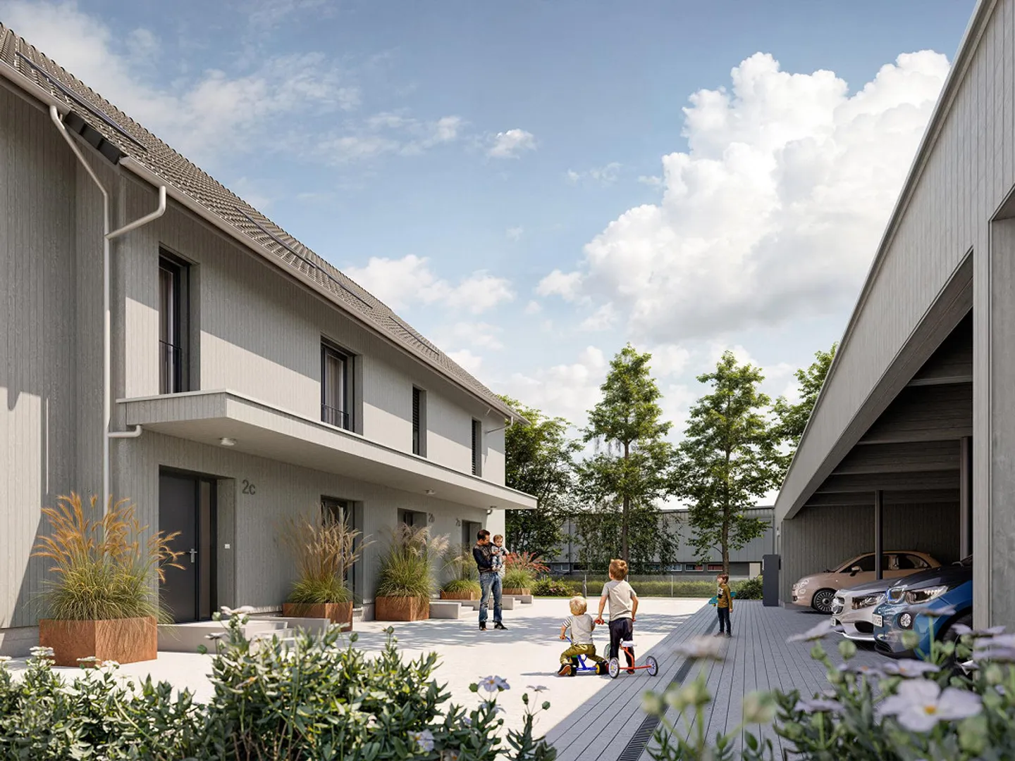 Maison 6 pièces neuve à Buchrain - Photo 1 sur 13