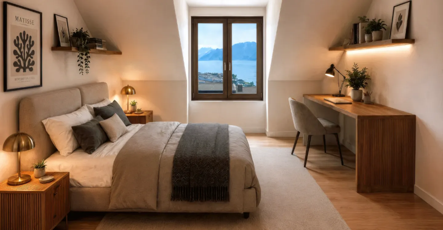 Appartement de luxe avec vue lac - Photo 9 sur 12