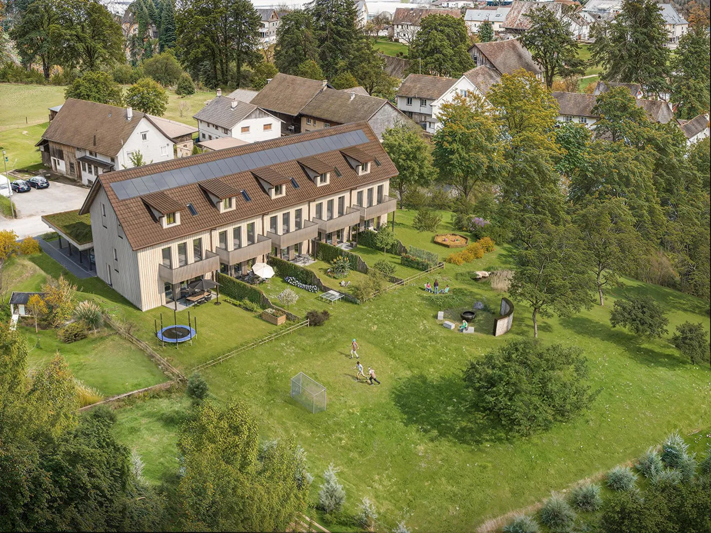 5 maisons mitoyennes à Salmsach - Photo 2 sur 5