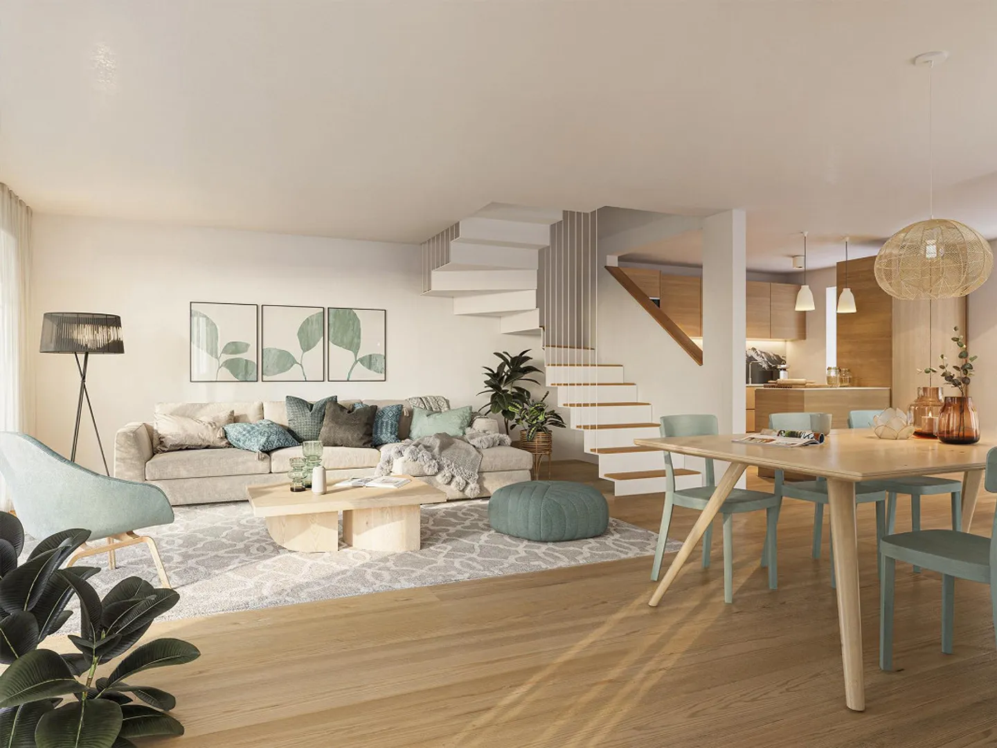 5 maisons mitoyennes à Salmsach - Photo 3 sur 5