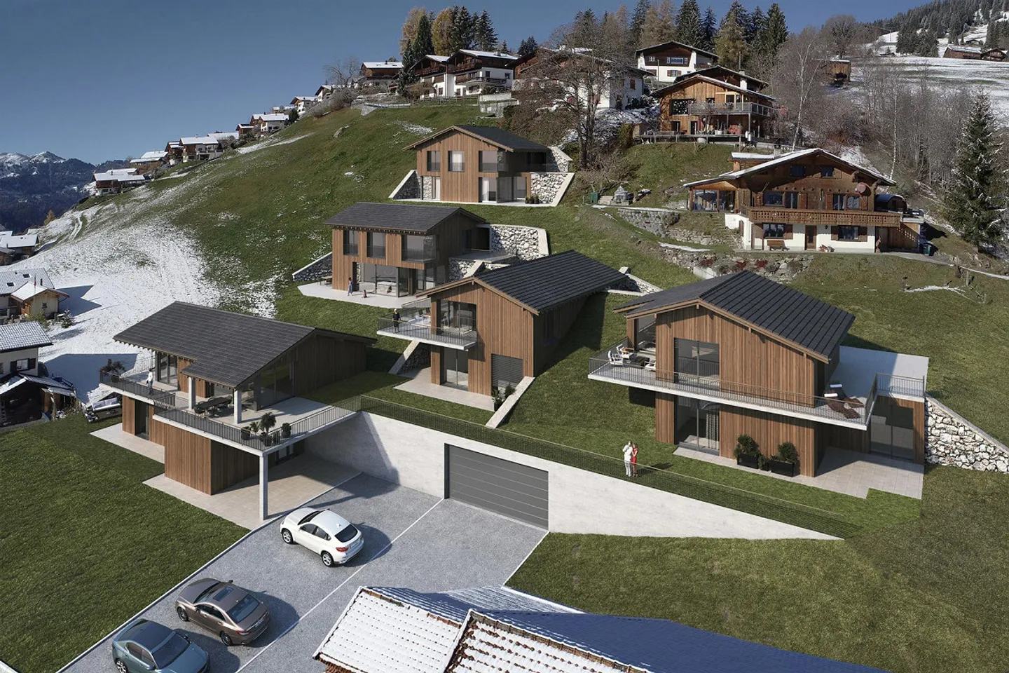 Maisons individuelles de 5,5 - 6 pièces dans un emplacement ensoleillé - Photo 2 sur 2