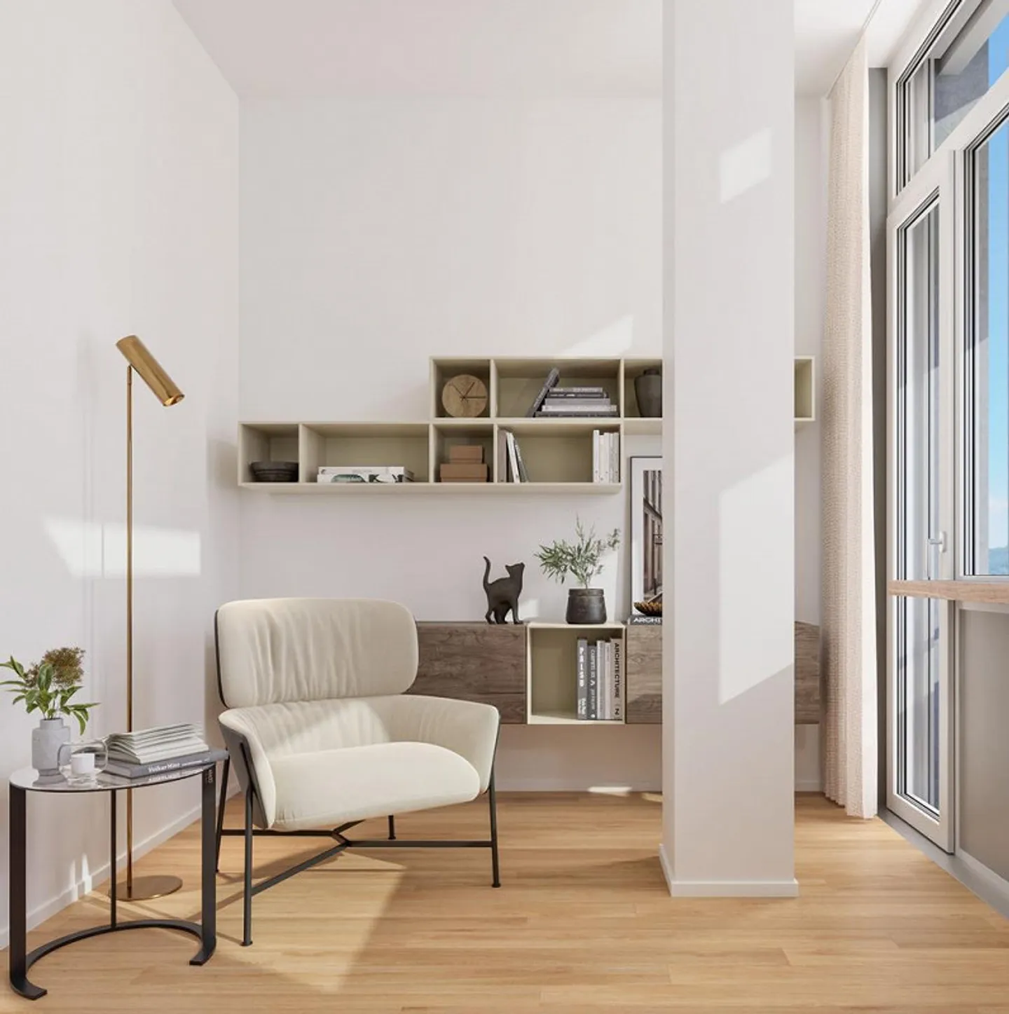 Neues Apartment mit Aussicht - Foto 6 von 9