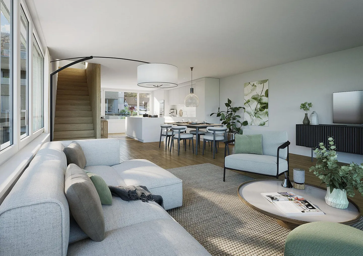 Exklusive 5.5-Zimmer-Einfamilienhäuser (DEFH) - Steinmatt am Rubibach - Foto 5 von 6
