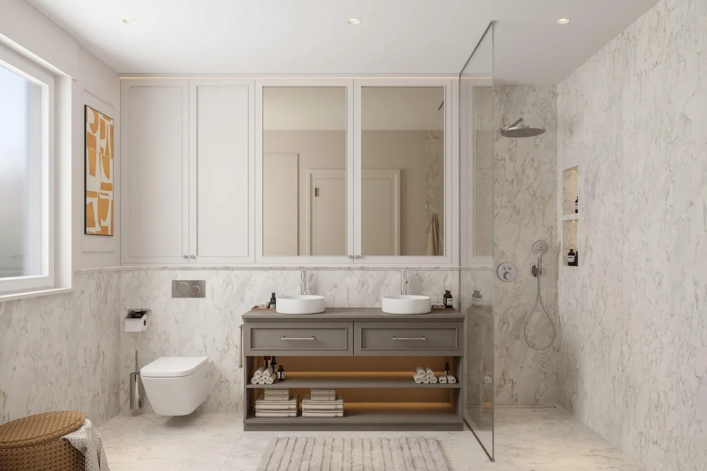 Suite Valéria - appartamento eccezionale di 6 stanze con loggia, veranda e volumi generosi - Foto 5 di 13