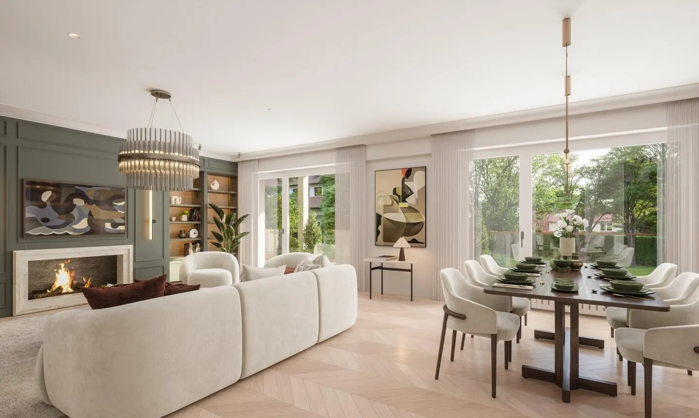 Suite Valéria - appartamento eccezionale di 6 stanze con loggia, veranda e volumi generosi - Foto 6 di 13