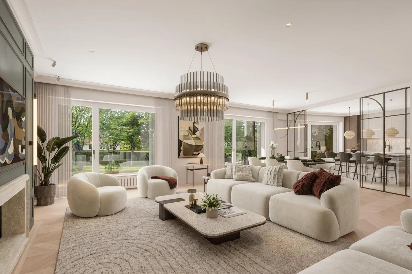 Suite Valéria - appartamento eccezionale di 6 stanze con loggia, veranda e volumi generosi - Foto 7 di 13