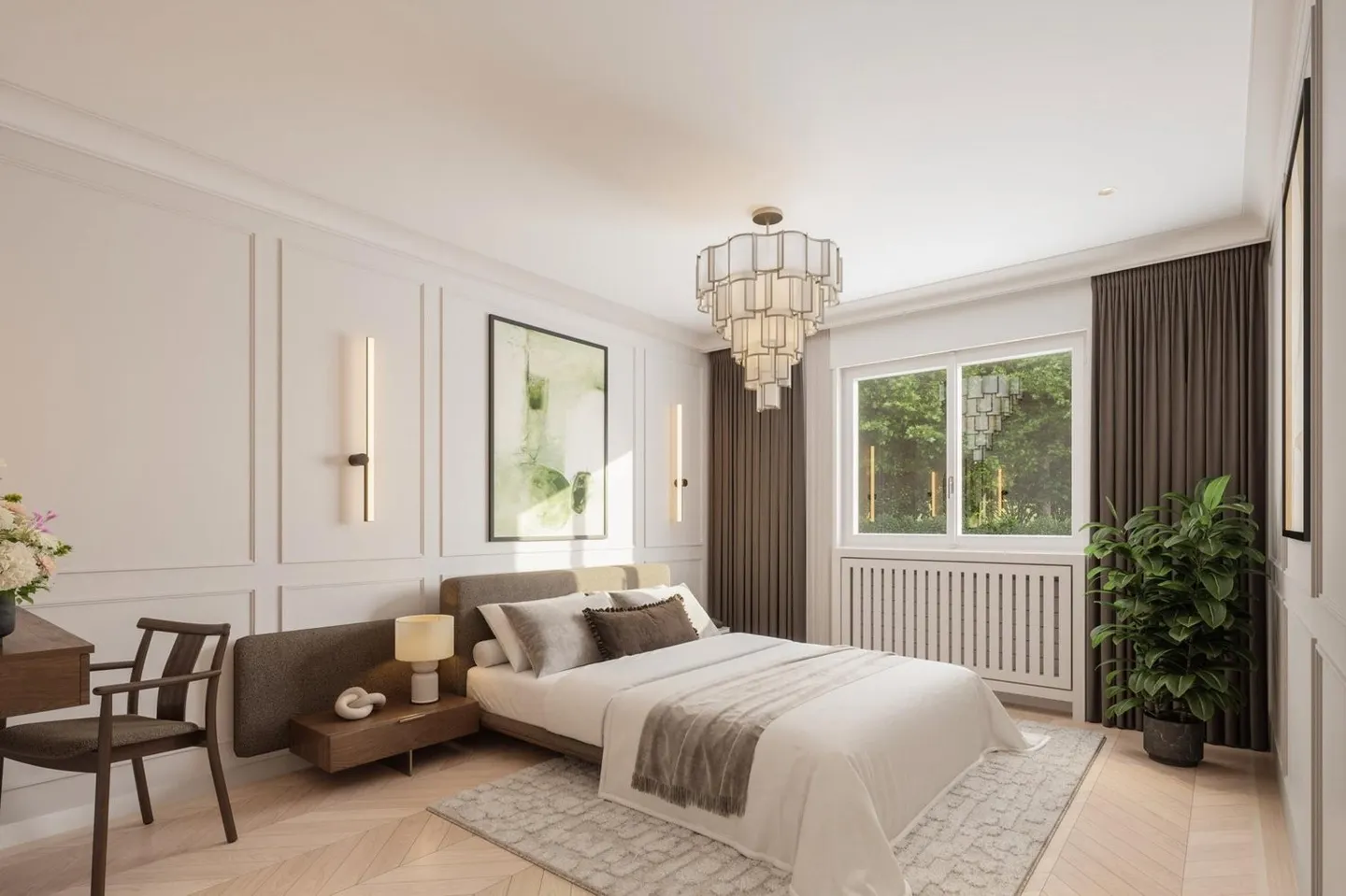 Suite Valéria - appartamento eccezionale di 6 stanze con loggia, veranda e volumi generosi - Foto 8 di 13