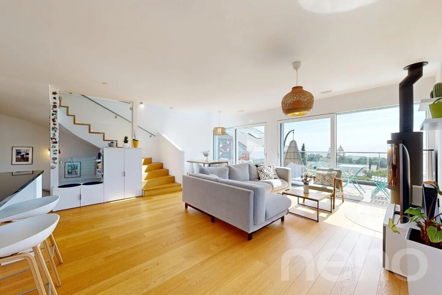 Casa con vista lago e montagne ? 4,5 stanze, giardino e esposizione a sud - Foto 7 di 13