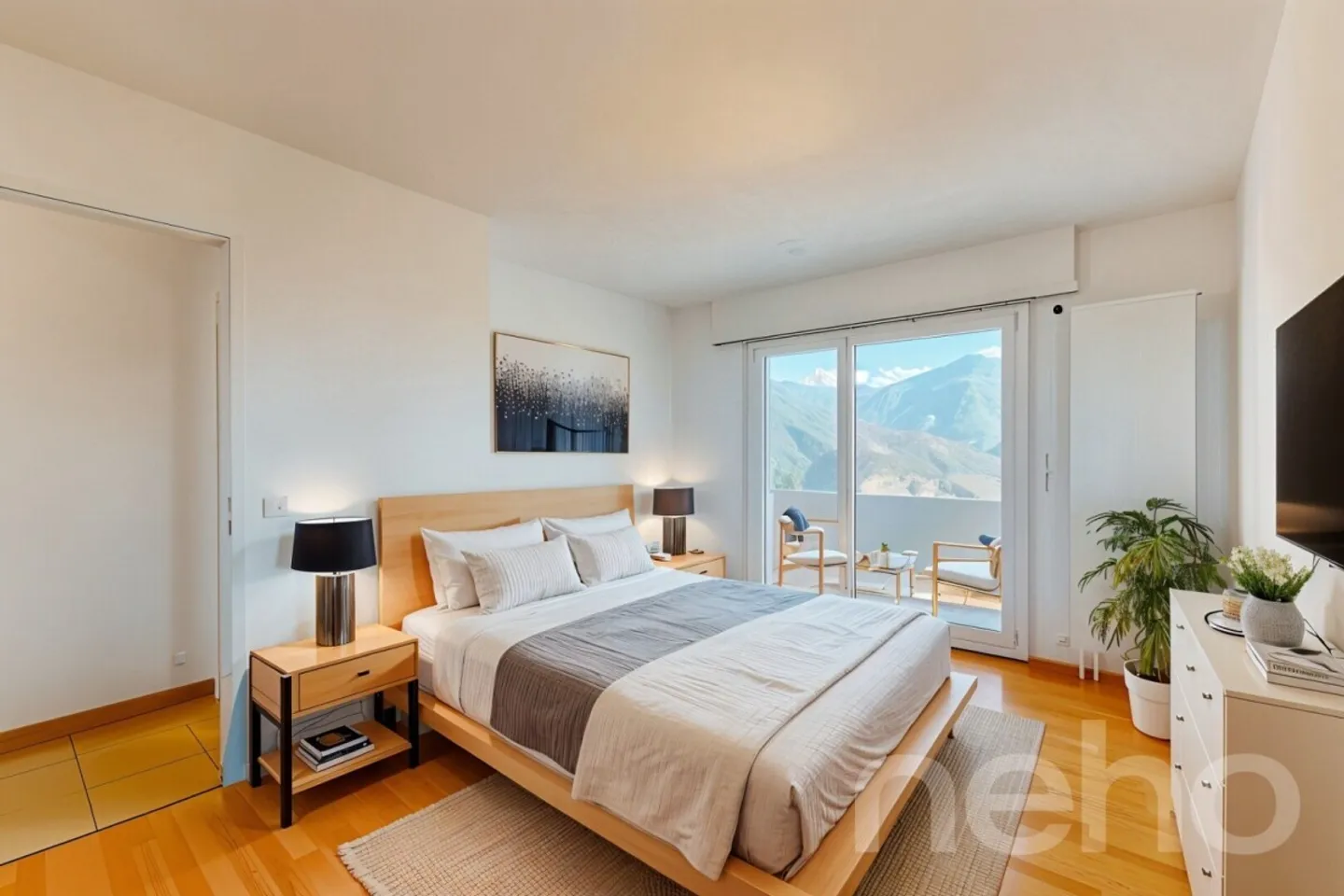 Helles 4.5-Zimmer-Wohnung mit Panoramablick - Foto 4 von 7