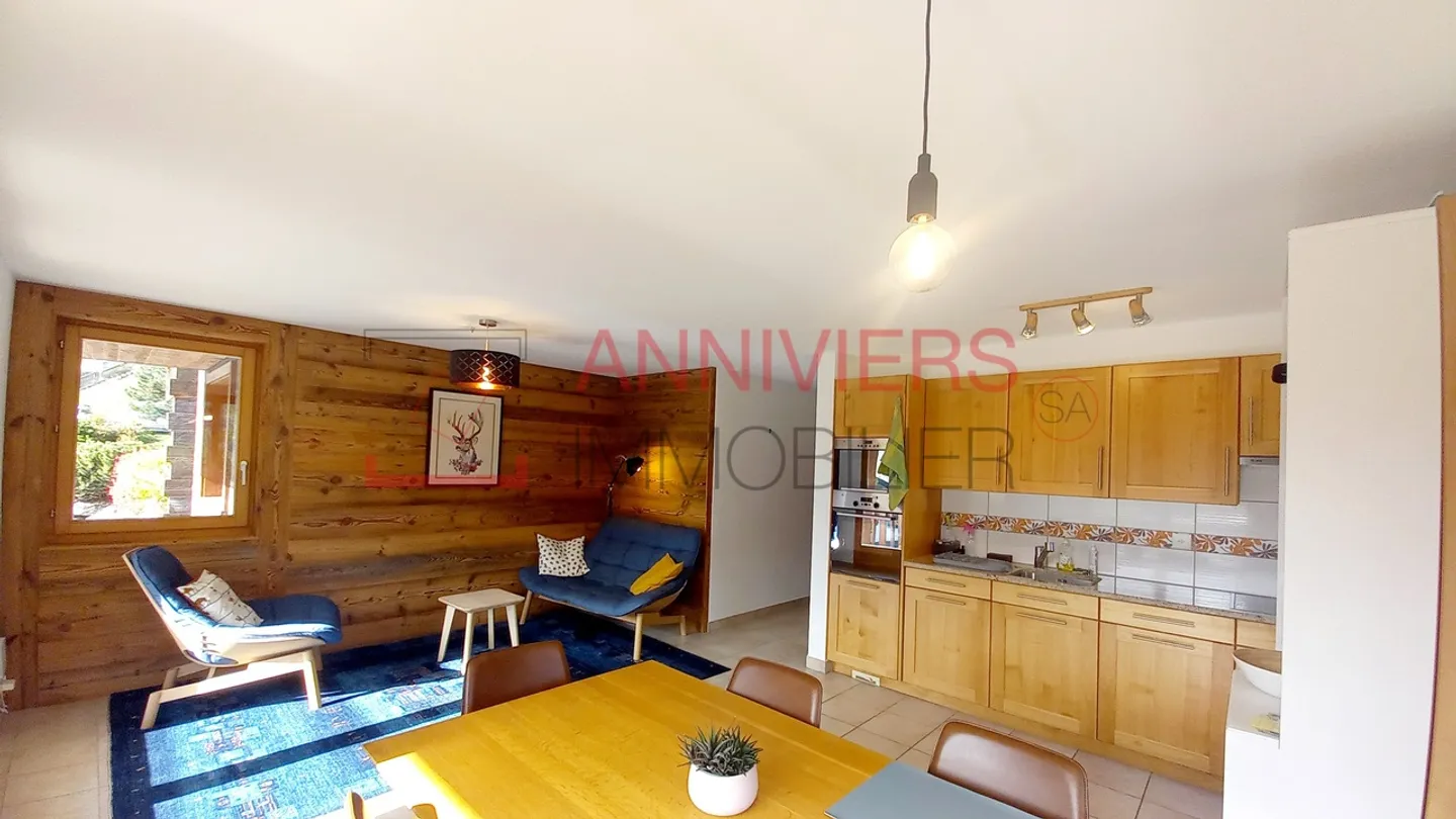 Charmant appartement 4 pièces à Grimentz avec vue imprenable - Photo 7 sur 13