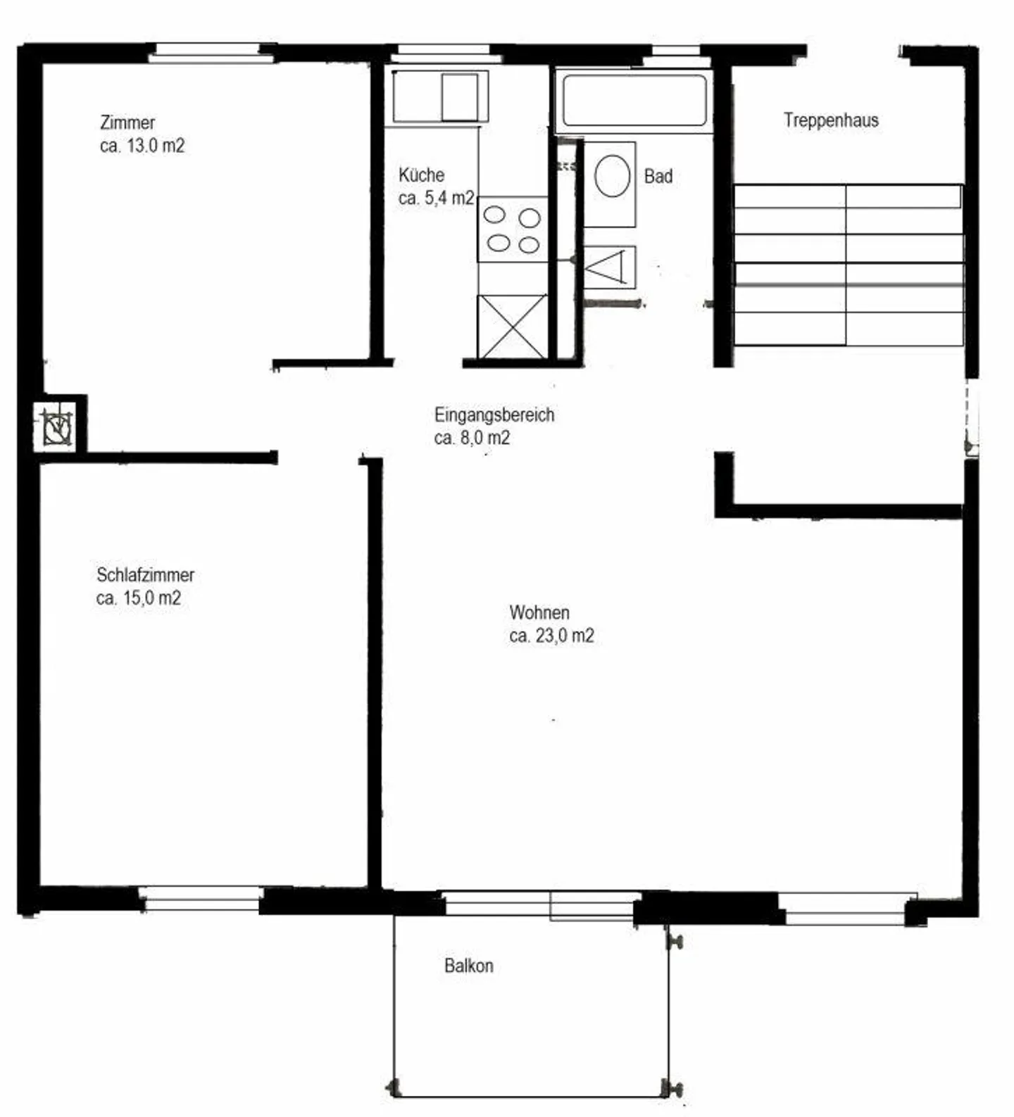 Beautiful 3.5-room apartment in Bassersdorf - Photo 7 of 8