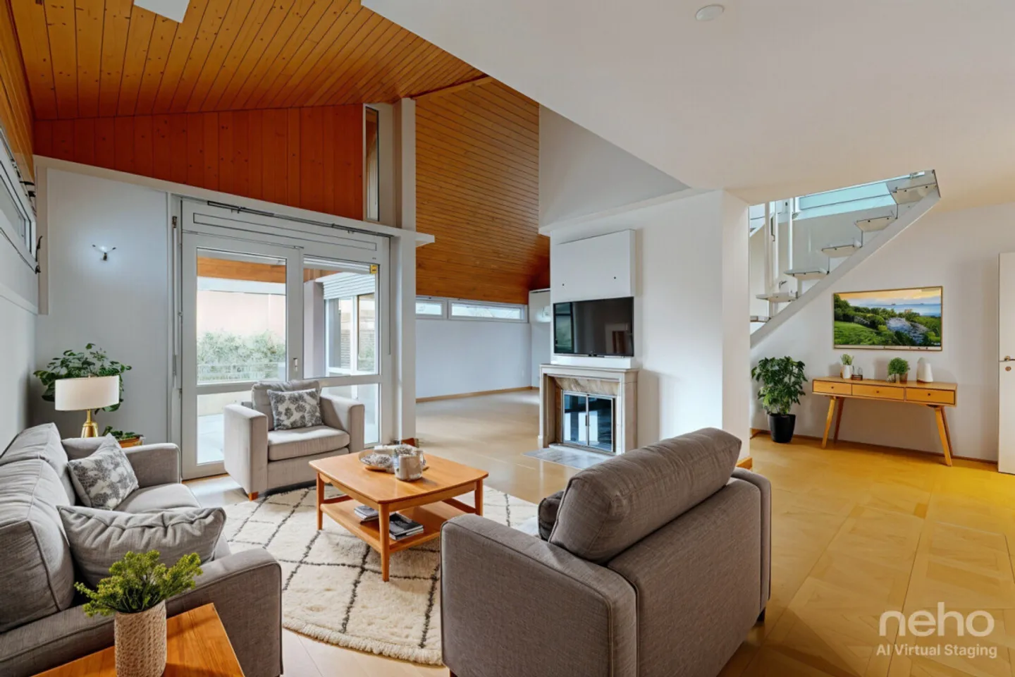 Ampio duplex familiare con terrazze, vicino alla natura - Foto 4 di 12