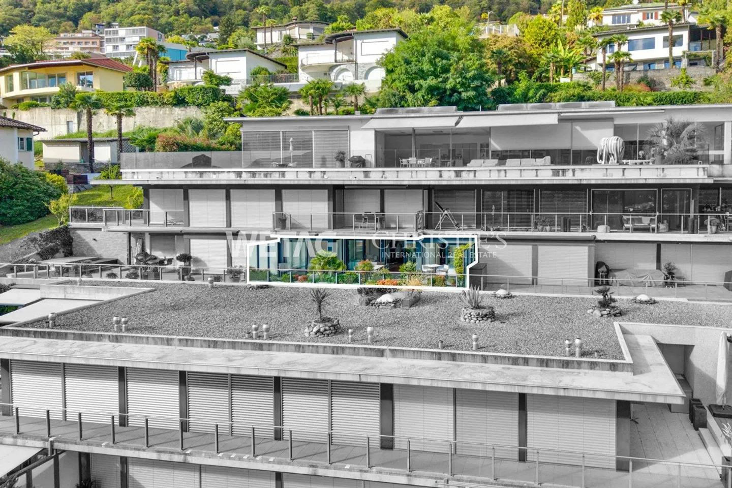 Appartamento moderno e confortevole con terrazza panoramica e vista lago a Mi... - Foto 12 di 13