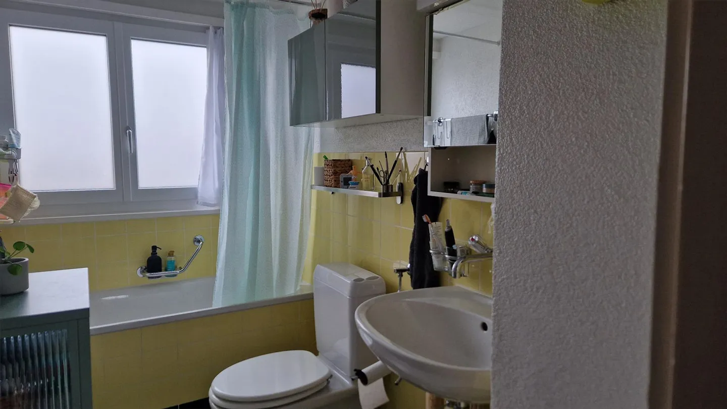 Sous-location : appartement de 3,5 pièces avec vue dégagée sur la montagne et la plaine - Photo 13 sur 15