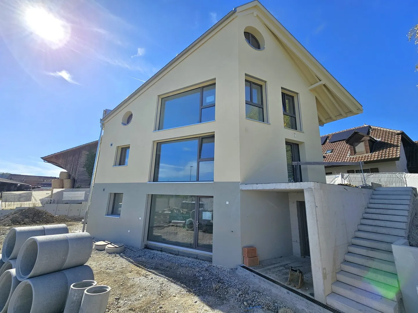 Construction de 2 villas en rangée - Photo 1 sur 4