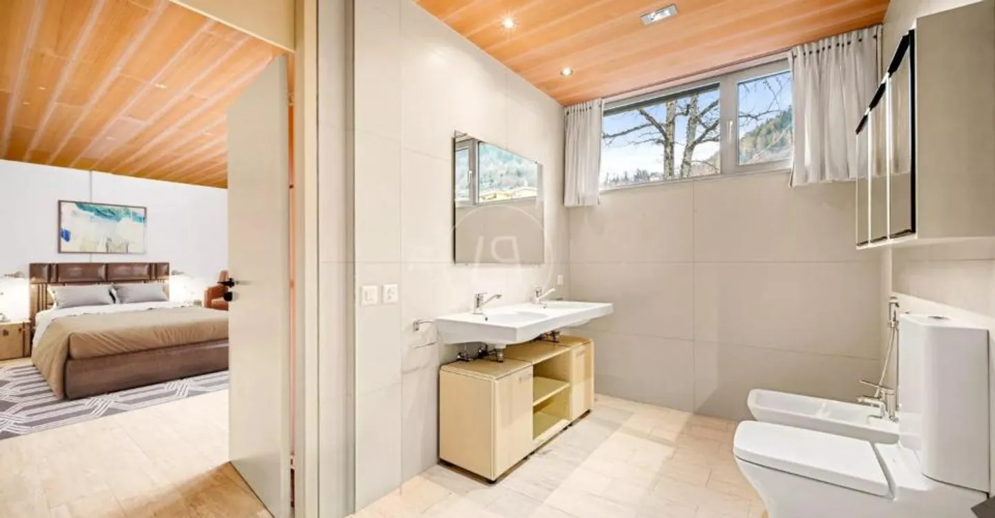 Wunderschöne ebenerdige Villa mit unabhängiger Wohnung - Chernex - Foto 10 von 13