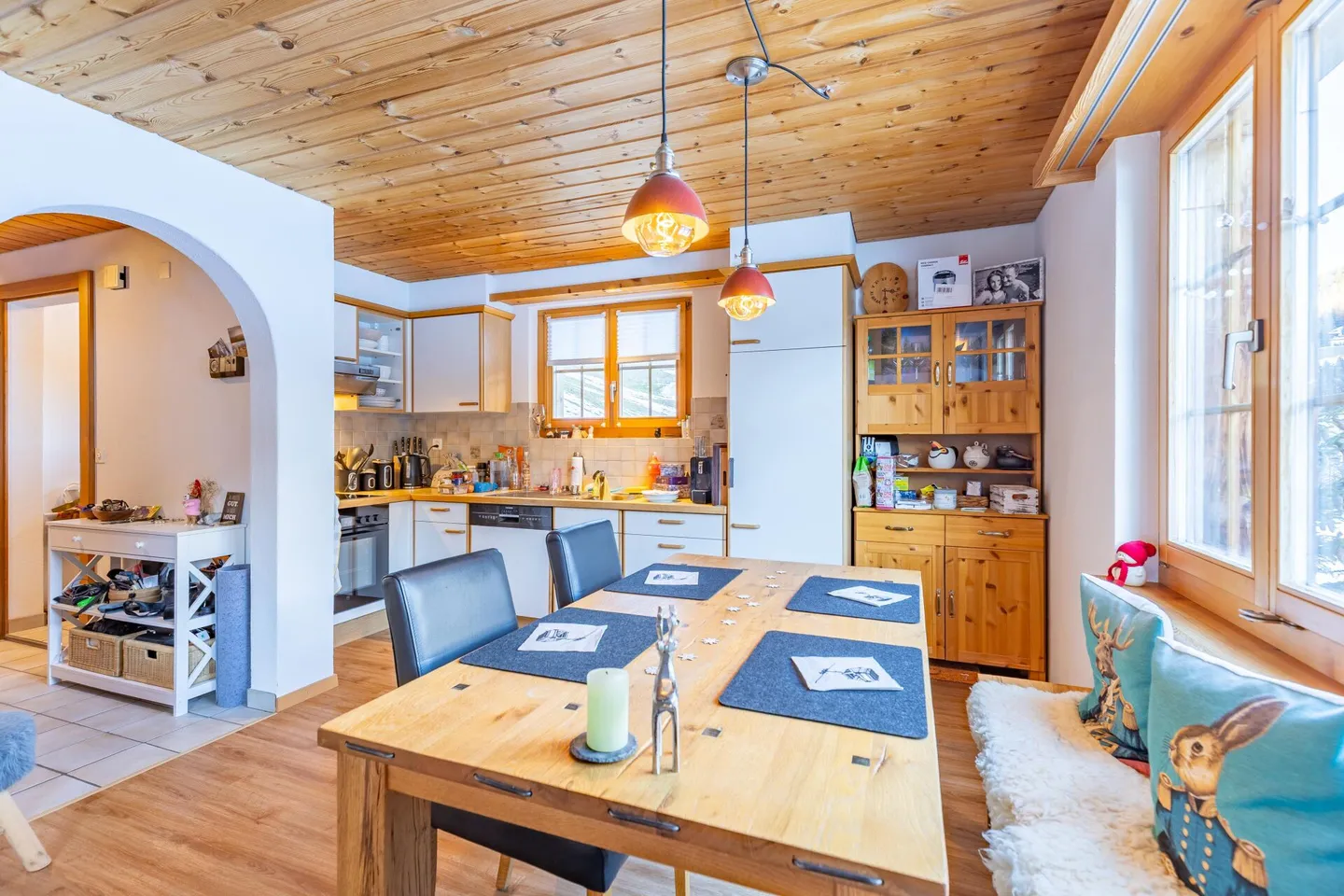 ruhige 3.5-Zimmerwohnung (Hausteil) - Foto 2 von 8