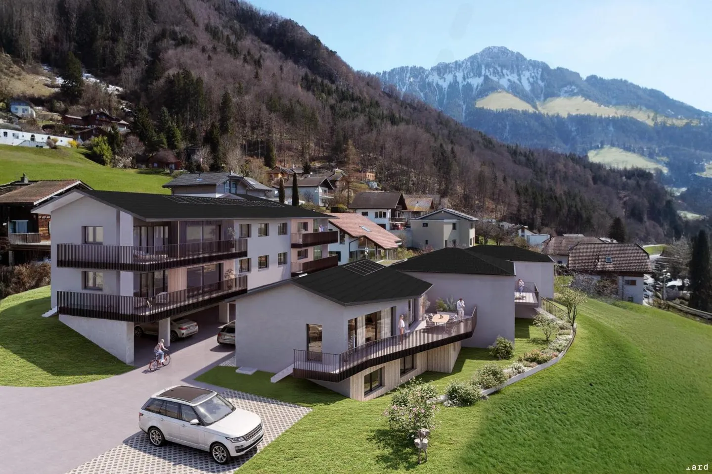Moderne Wohnungen in Botterens - Foto 4 von 7