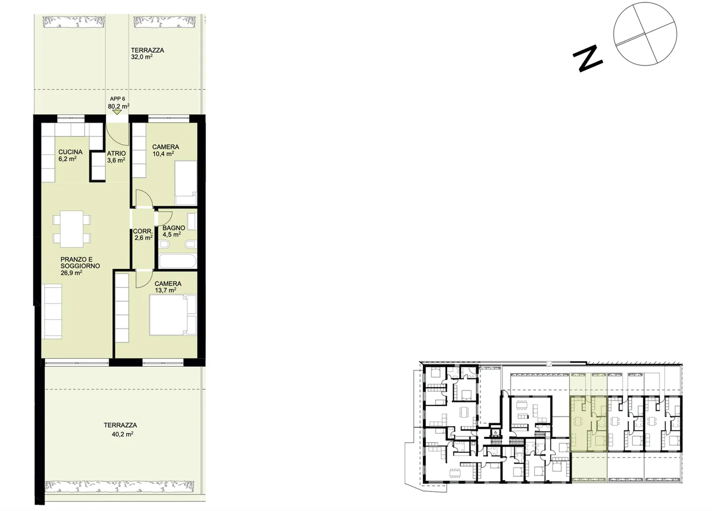 Paradiso - prima fila - 3,5 camere arredate - Foto 20 di 20