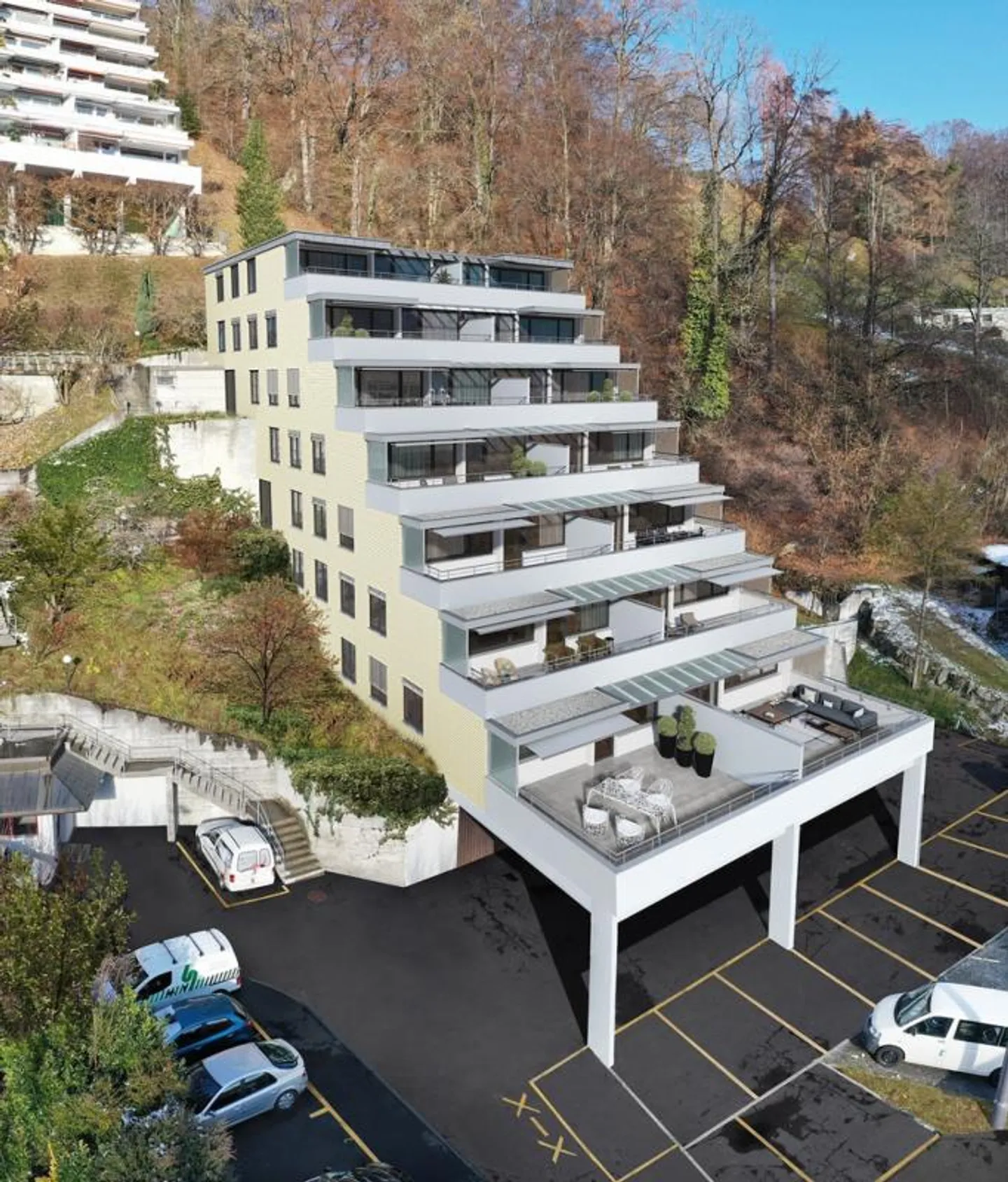 Terrace apartment with panoramic view - Photo 1 of 8