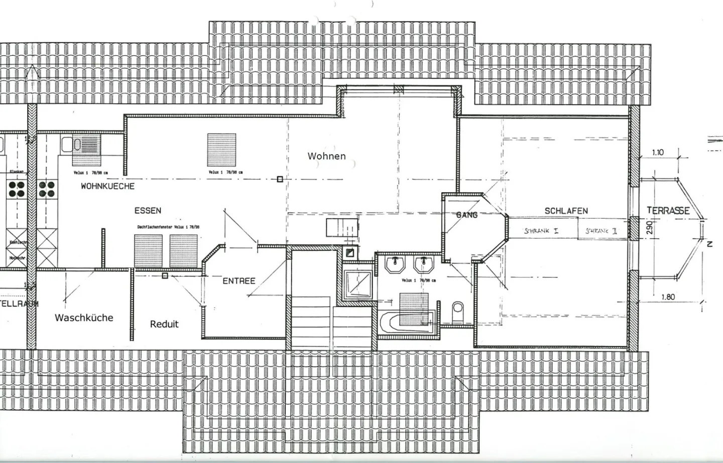 Appartamento attraente all'ultimo piano a Muttenz - Foto 4 di 7