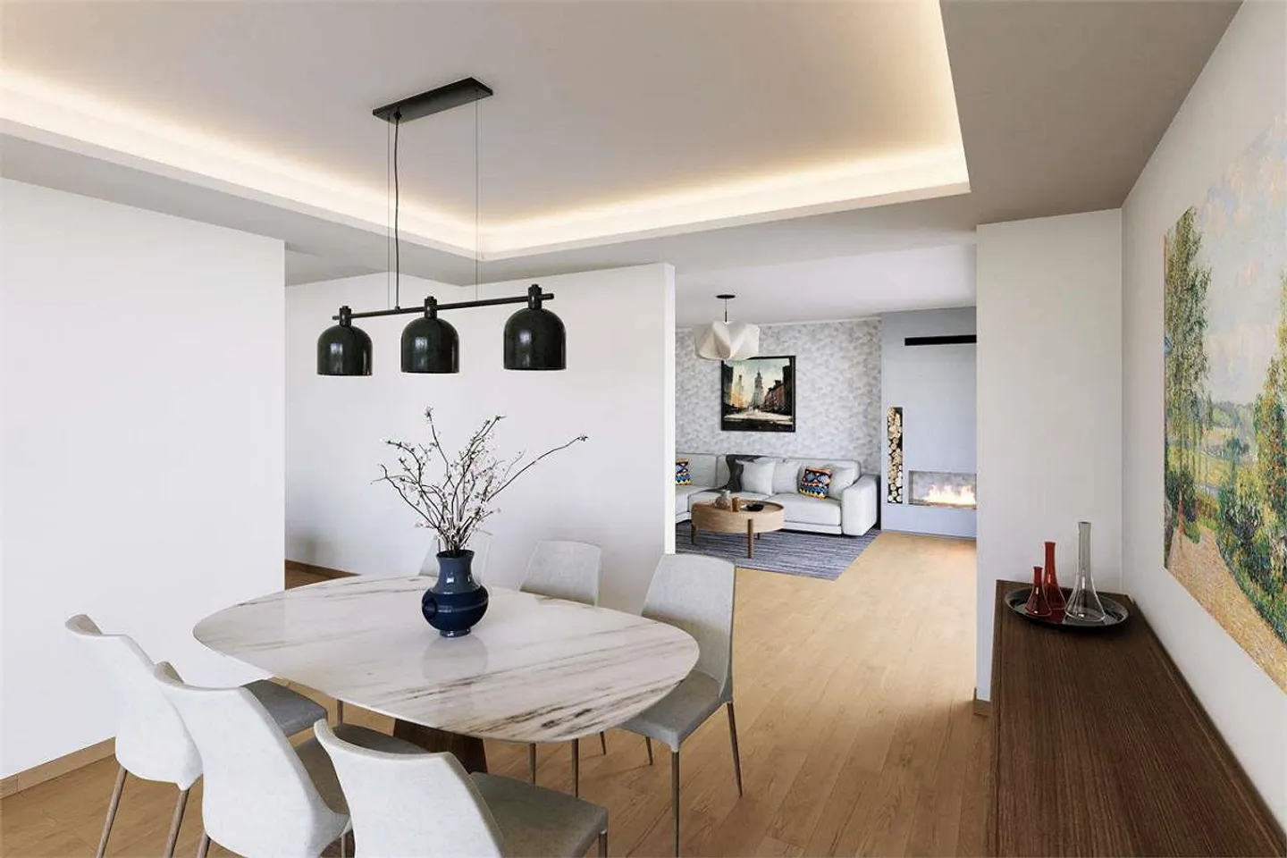 Bel appartement de 3,5 pièces dans la verdure - Photo 4 sur 8