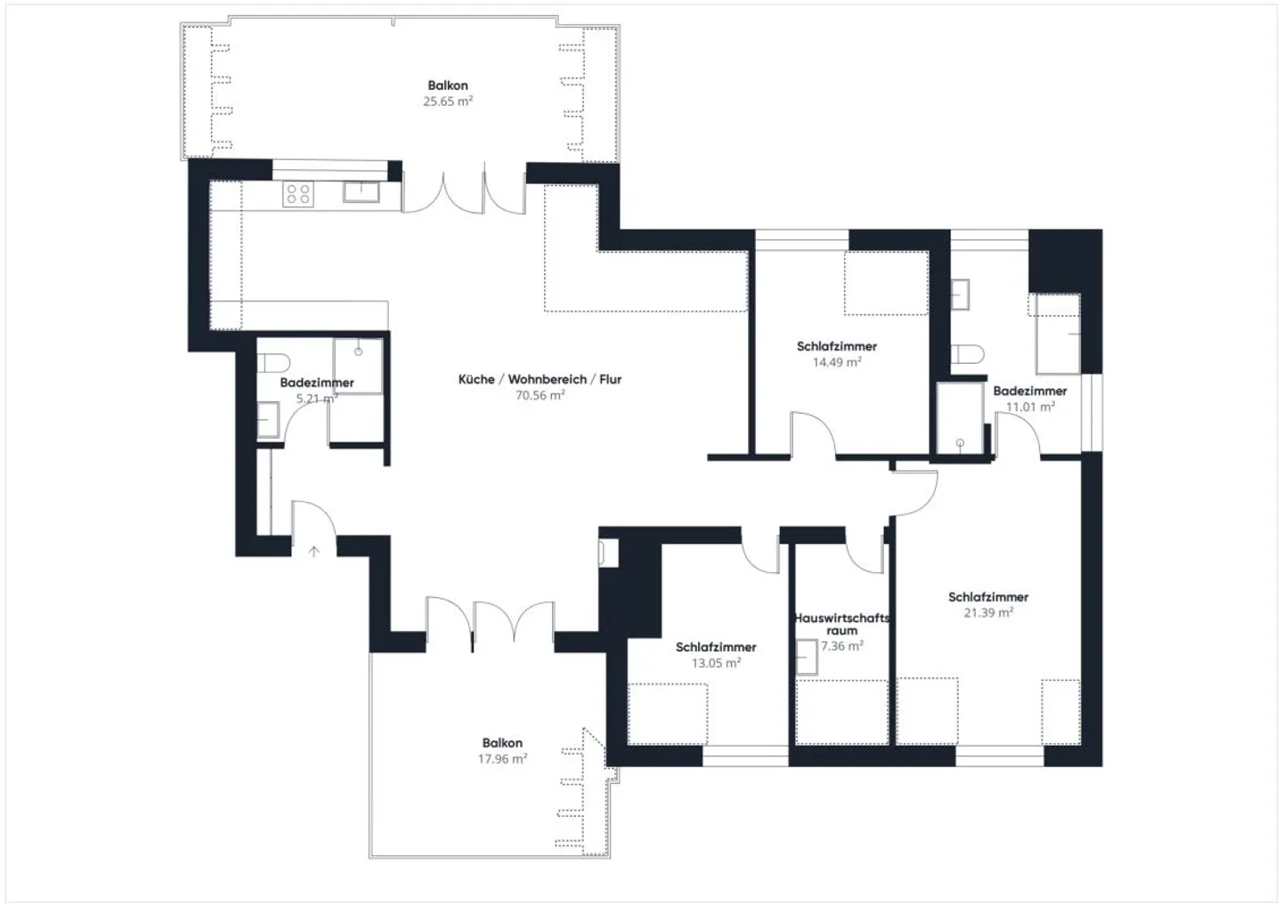 Penthouse moderne avec vue sur le lac - Photo 15 sur 15