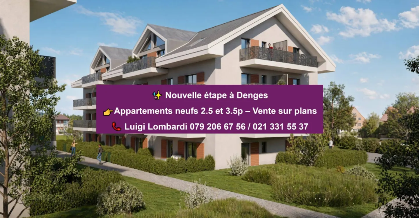 Moderne Wohnungen in Denges - Foto 1 von 8