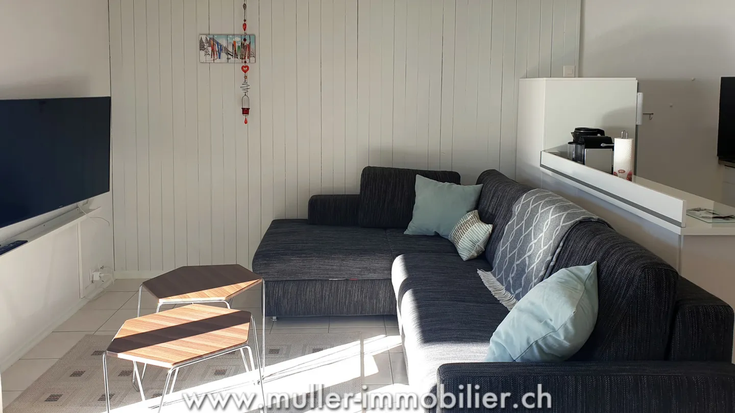 Beautiful 2.5-room apartment in a south-facing location on the 1st floor in Torgon - Photo 7 of 12