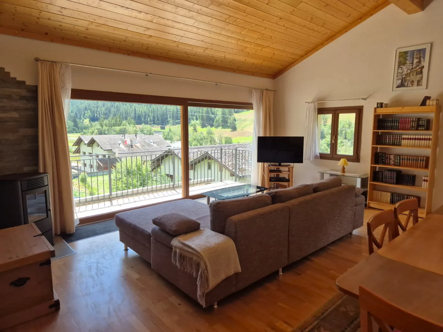 Charming Attic Apartment - Spectacular View - 90 m2 - Evolène - Photo 4 of 9
