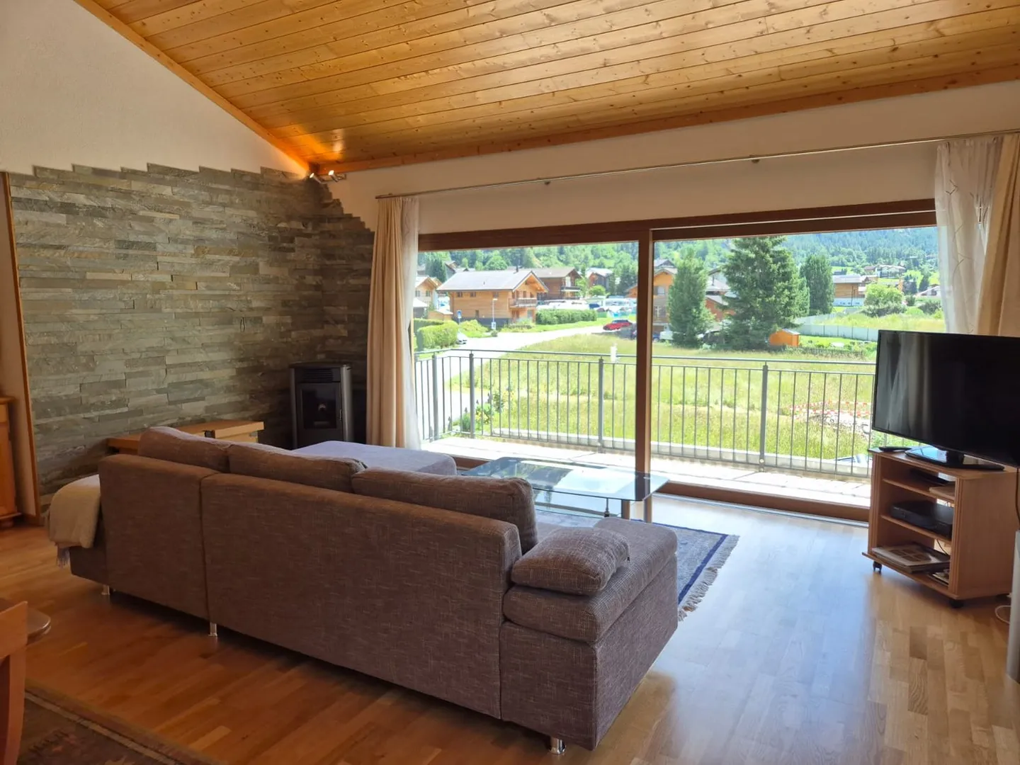 Charming Attic Apartment - Spectacular View - 90 m2 - Evolène - Photo 5 of 9