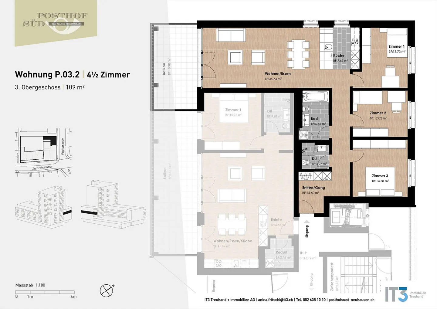 Modernes Apartment in Neuhausen - Foto 9 von 9